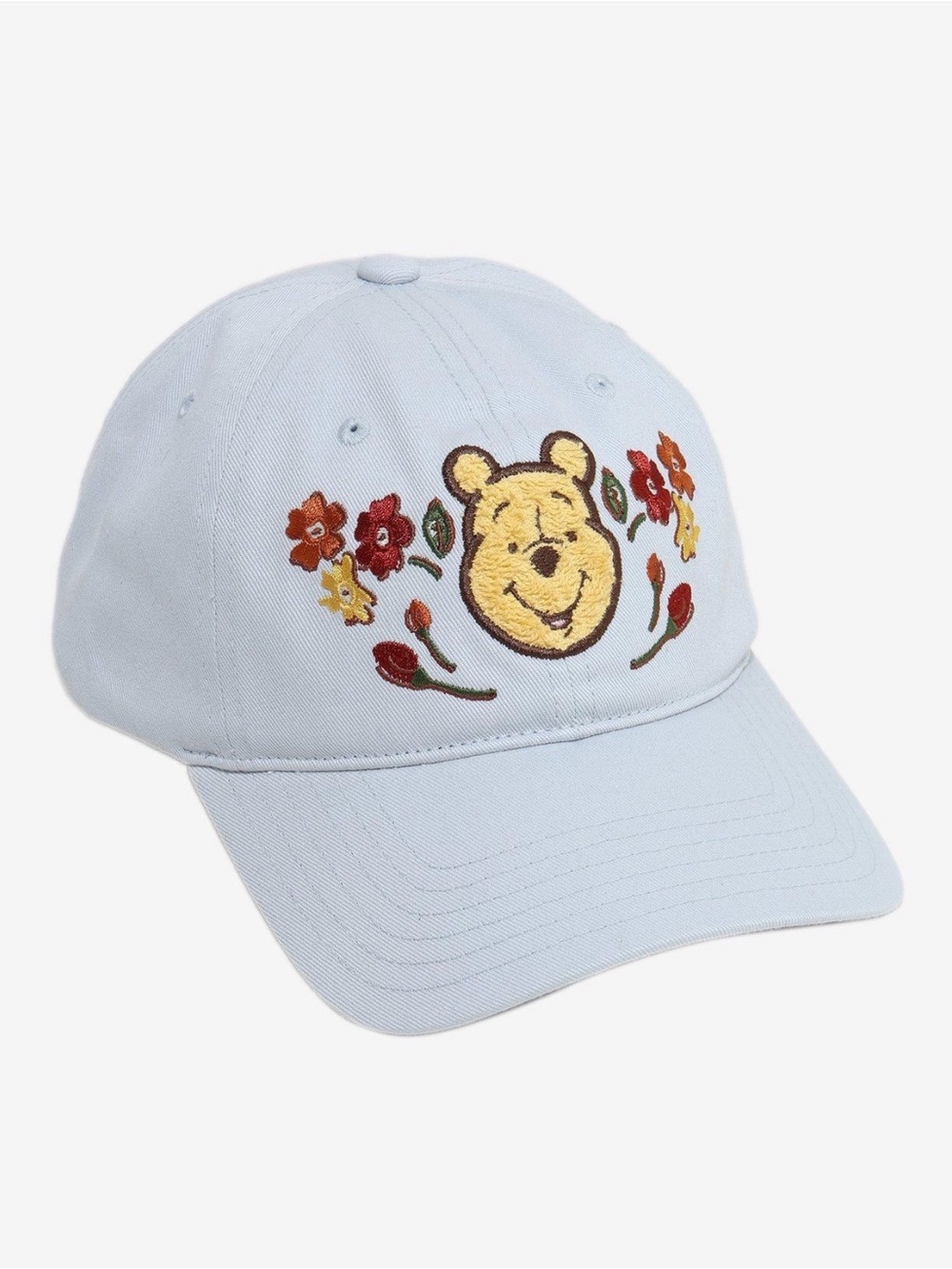 New Disney Winnie The Pooh Floral Bow Dad Cap
